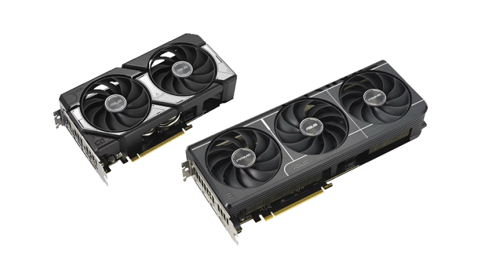 Desktop-Grafikkarten Geforce RTX 5070 und RTX 5060 Ti (Bild: Notebooksbilliger)